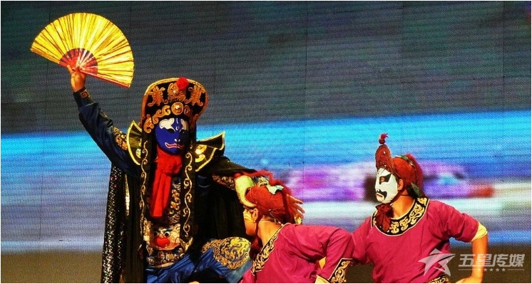 &nbsp;安康川剧变脸表演