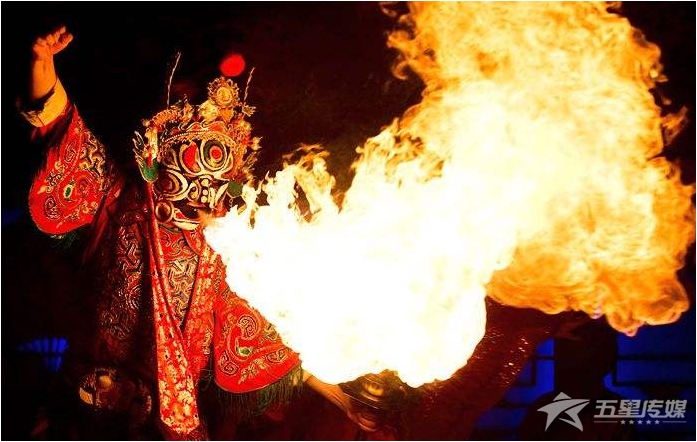 安康川剧变脸柏老师