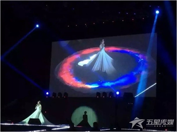 &nbsp;安康3D全息投影裙摆秀表演