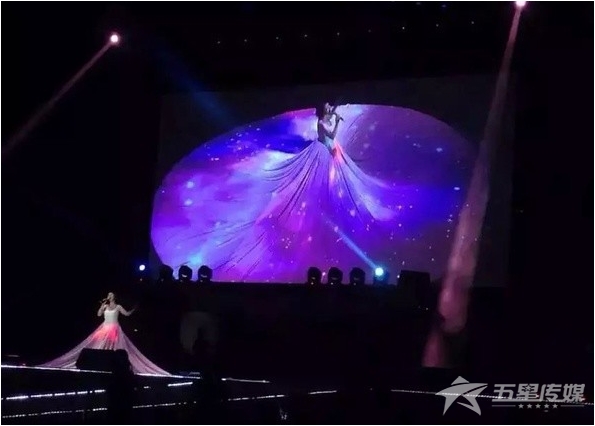 &nbsp;安康3D全息投影裙摆秀表演