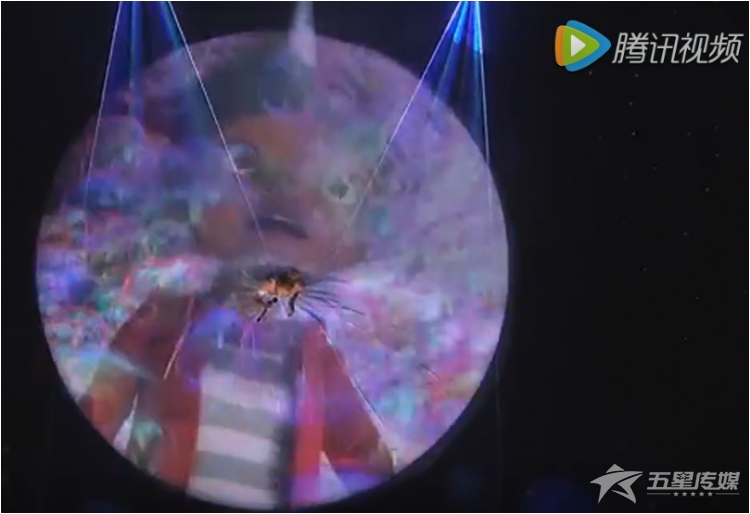 安康全息星河之“裙”表演