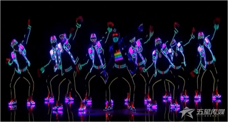 安康特效开场－大胡子电光舞表演