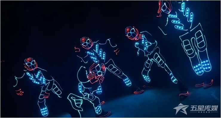 安康特效开场－大胡子电光舞表演